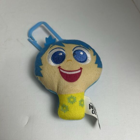 Joy McDonalds Happy Meal Toy #5 Disney Pixar Inside Out Plush Keychain 2019 - Picture 1 of 3